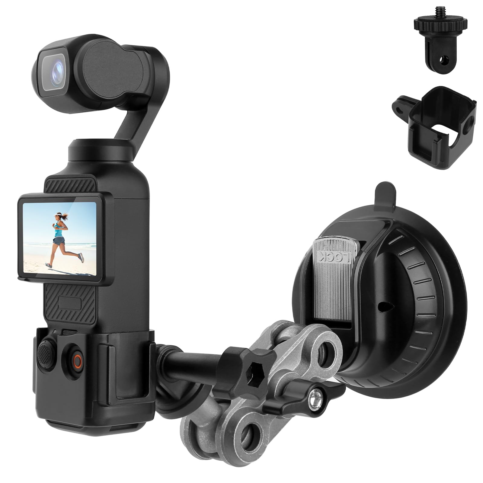 Amazon.com : Pocket 3 Suction Cup Camera Mount Expansion Adapter